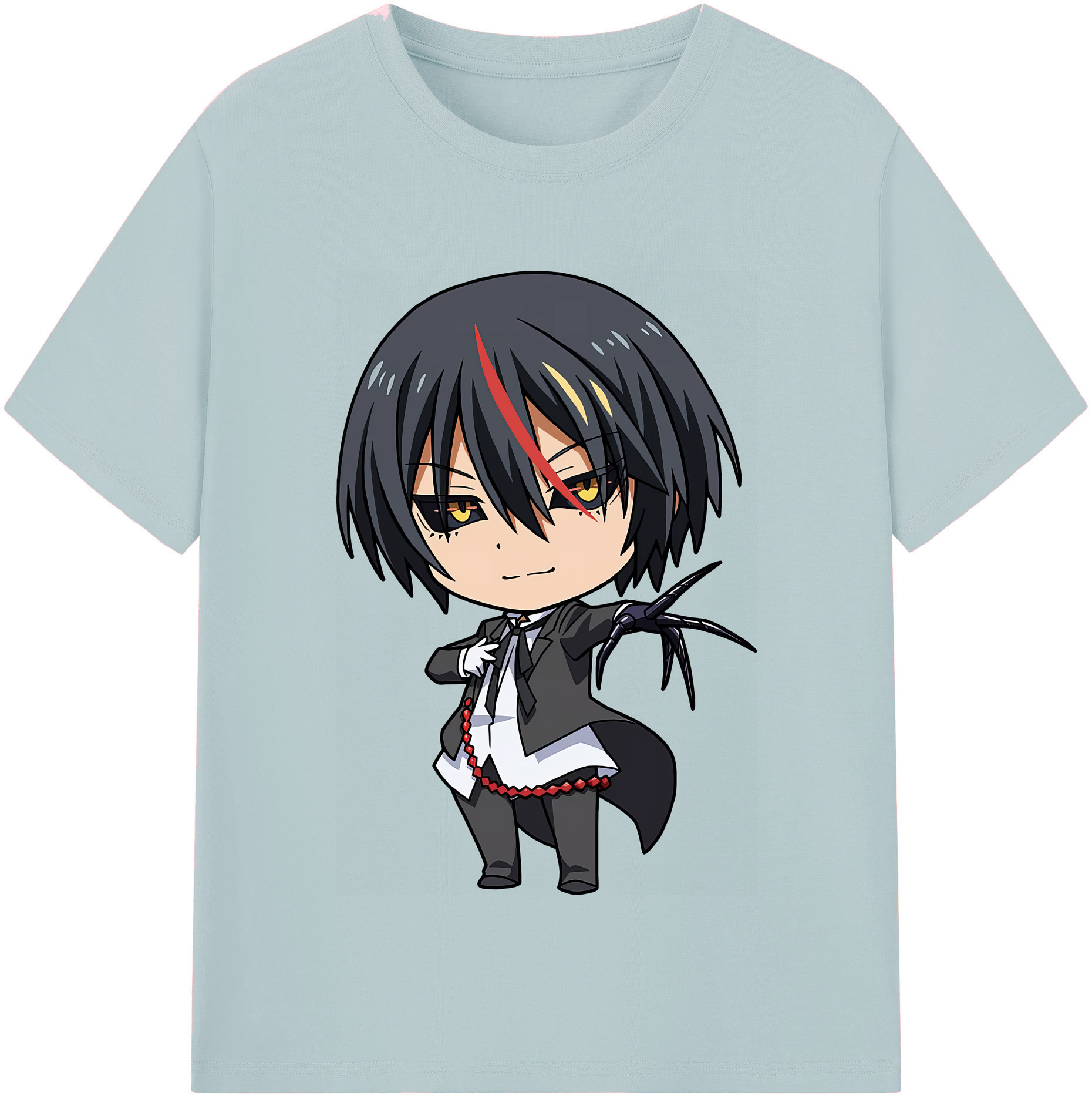 （画像用） 転スラ Regarding Reincarnated to Slime 綿100％半袖Tシャツ（フロントプリント）